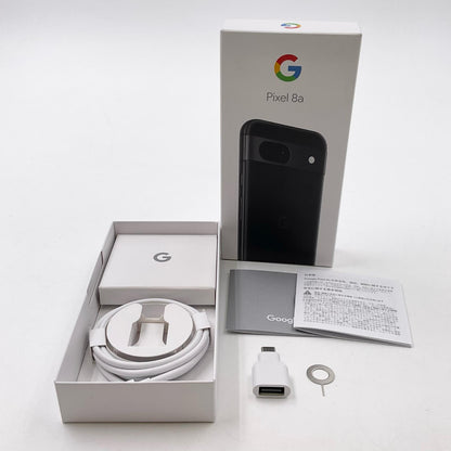 【全額返金保証】【最速発送】Google Pixel 8a 128GB Obsidian Softbank G576D 白ロム 超美品 動作確認済