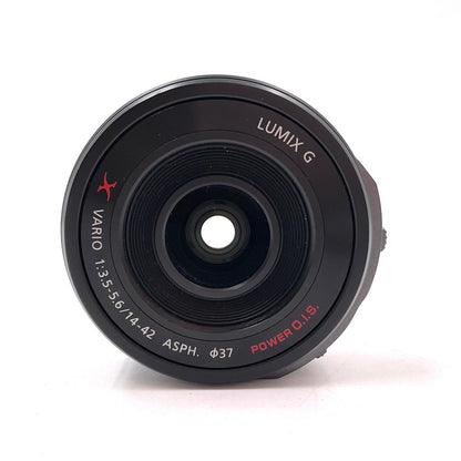 【全額返金保証】【最速発送】Panasonic LUMIX G VARIO 14-42mm/F3.5-5.6 ASPH./MEGA O.I.S. H-FS014042 動作確認済