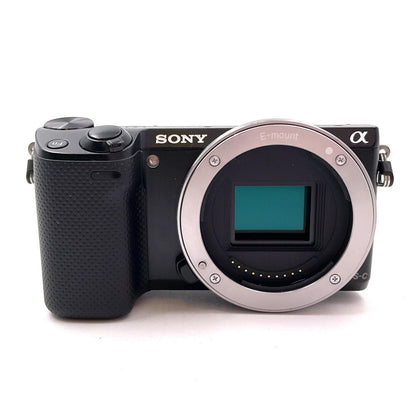 【全額返金保証】【最速発送】Sony デジタル一眼 α NEX-5R ボディ ブラック 動作確認済