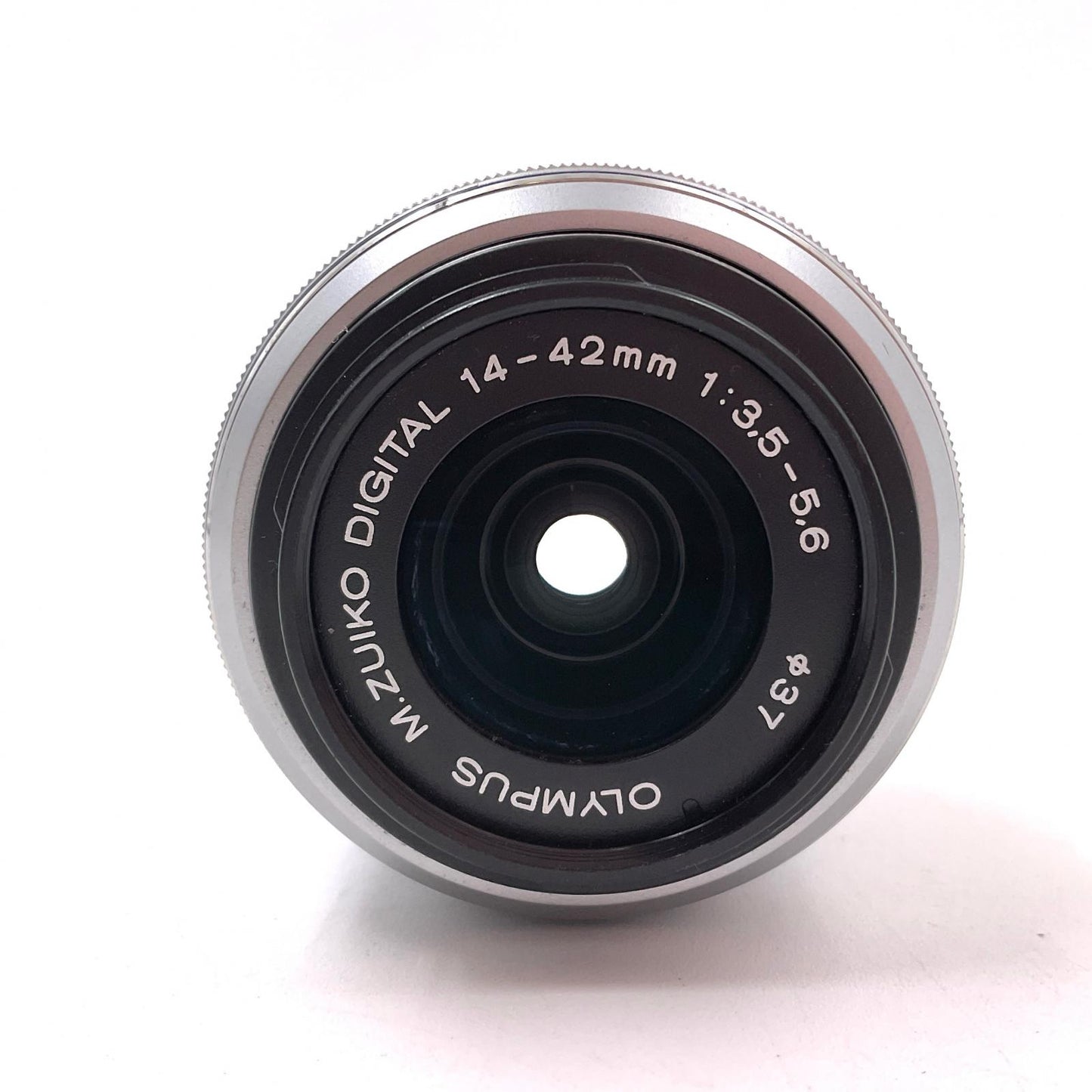 【全額返金保証】【最速発送】OLYMPUS M.ZUIKO DIGITAL 14-42mm F3.5-5.6 II R [シルバー] 動作確認済