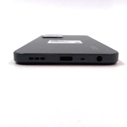 【全額返金保証】【最速発送】OPPO Reno A77 128GB ブラック SIMフリー CPH2385 白ロム 動作確認済
