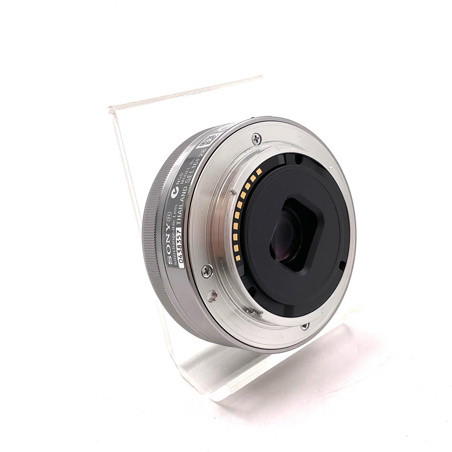 【全額返金保証】【最速発送】Sony E16mm F2.8 SEL16F28　シルバー 動作確認済
