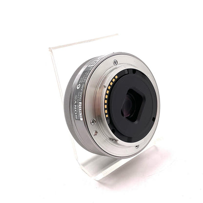 【全額返金保証】【最速発送】Sony E16mm F2.8 SEL16F28　シルバー 動作確認済