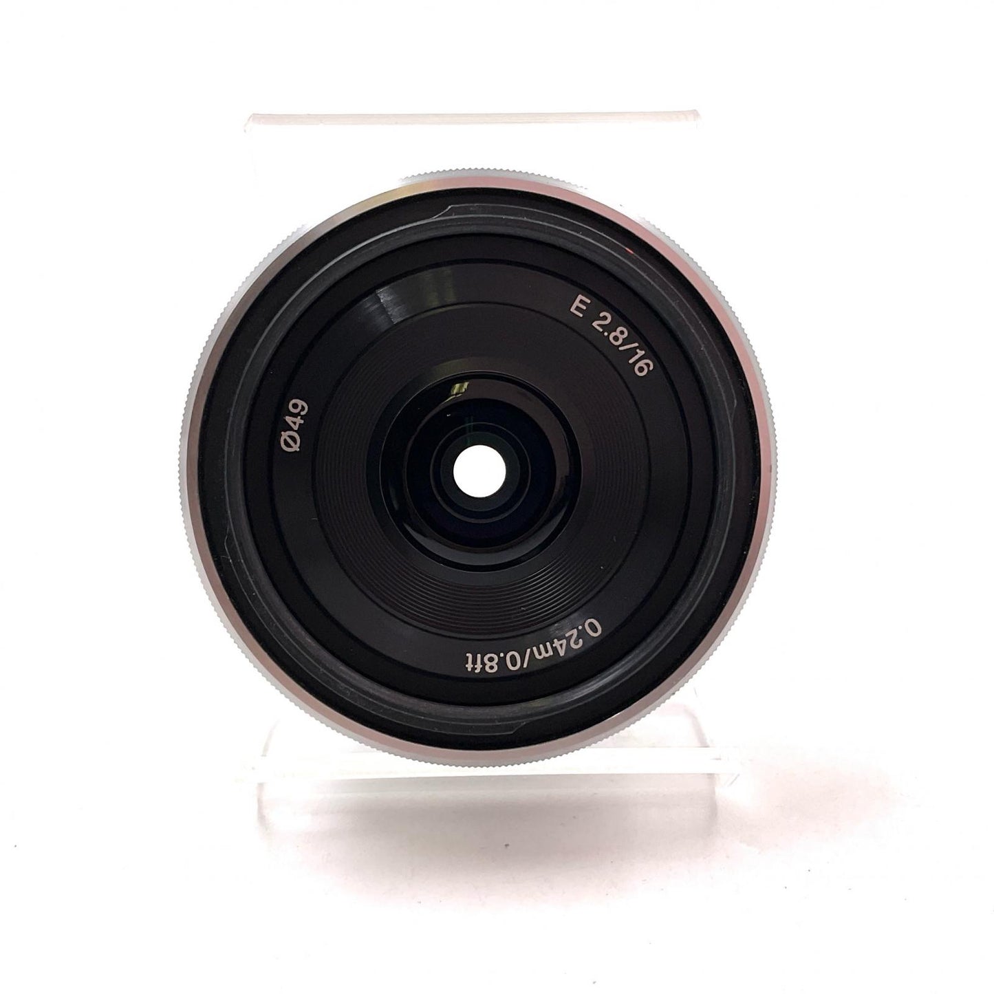 【全額返金保証】【最速発送】Sony E16mm F2.8 SEL16F28　シルバー 動作確認済