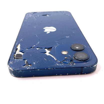 【最速発送】Apple iPhone iPhone 12 64GB ブルー Softbank 白ロム【難有】 69%