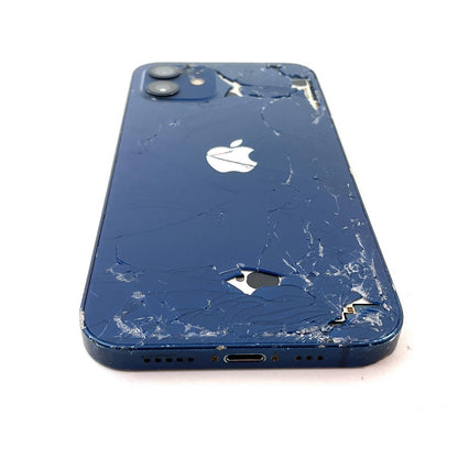 【最速発送】Apple iPhone iPhone 12 64GB ブルー Softbank 白ロム【難有】 69%