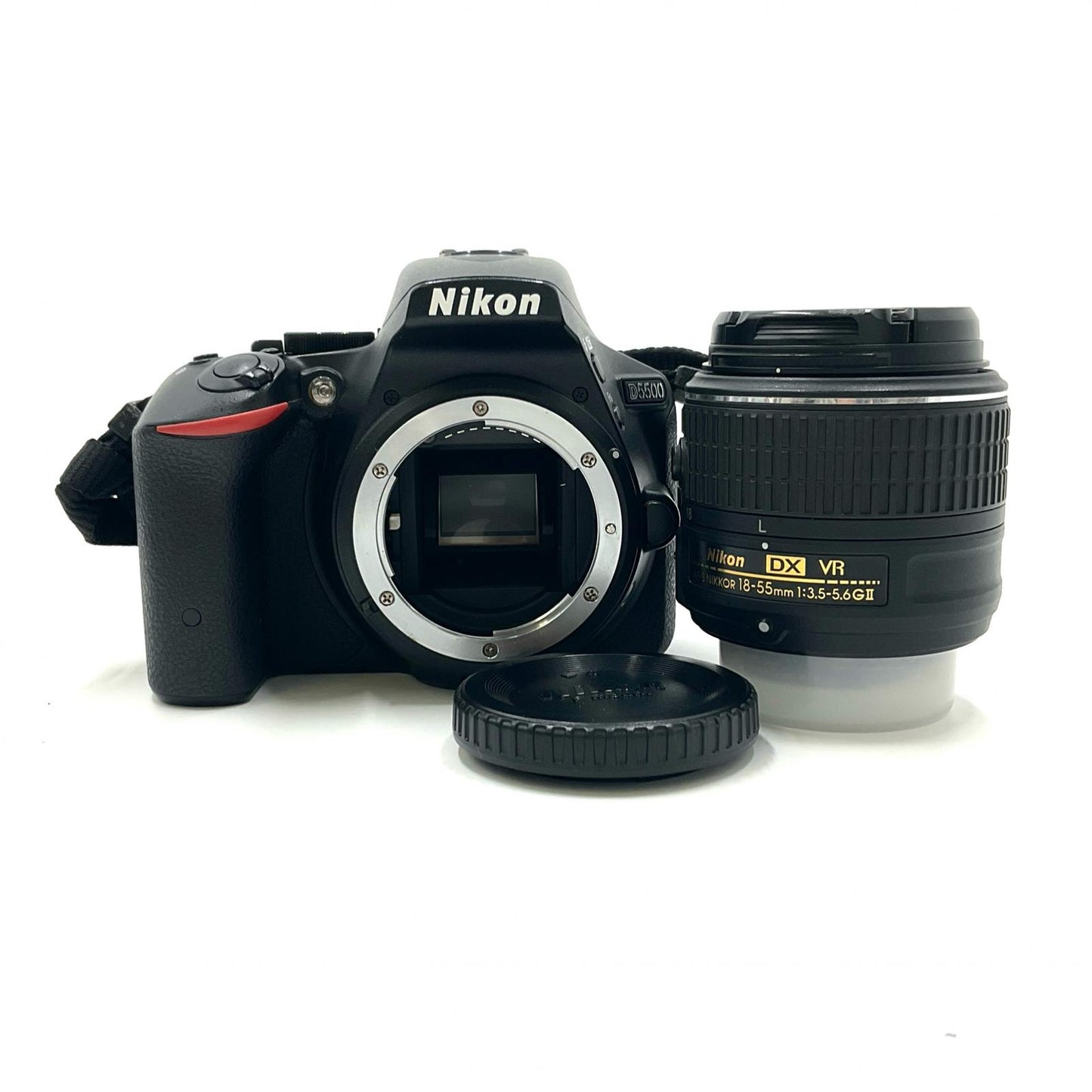 【全額返金保証】【最速発送】Nikon デジタル一眼 D5500 18-55 VR II レンズキット [ブラック] ブラック 動作確認済