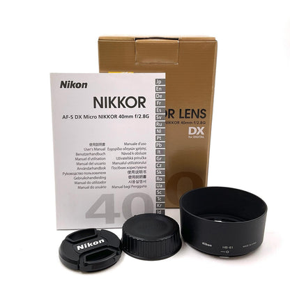 【全額返金保証】【最速発送】Nikon AF-S DX Micro NIKKOR 40mm f/2.8G 美品 動作確認済