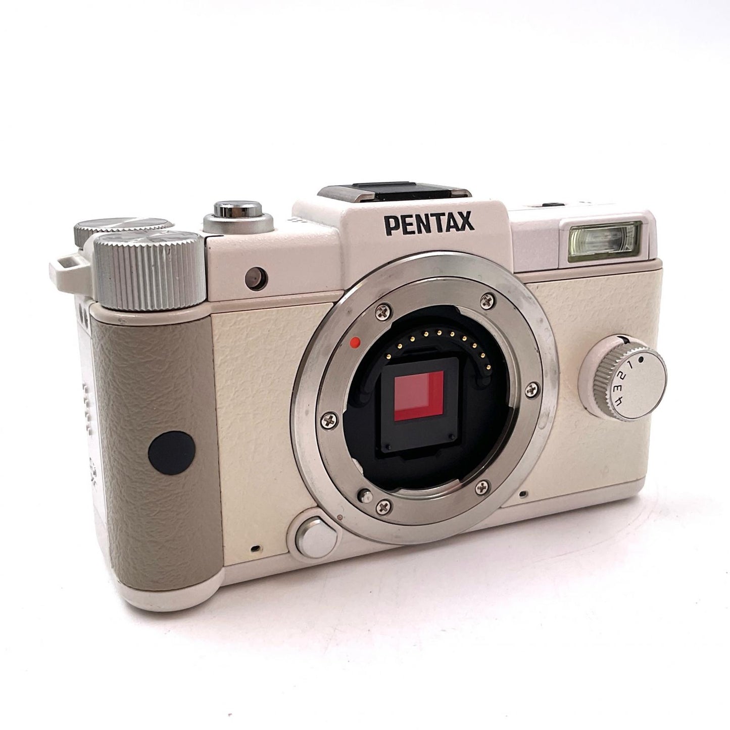 【全額返金保証】【最速発送】PENTAX デジタル一眼 PENTAX Q レンズキット ホワイト 動作確認済