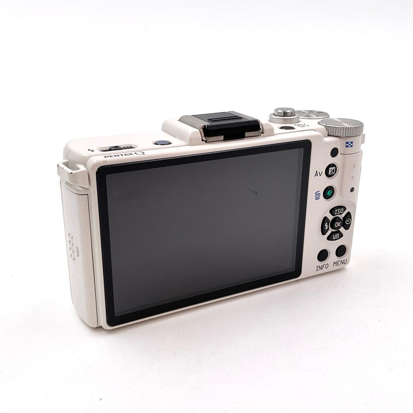 【全額返金保証】【最速発送】PENTAX デジタル一眼 PENTAX Q レンズキット ホワイト 動作確認済