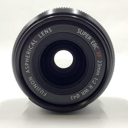 【全額返金保証】【最速発送】FUJIFILM フジノンレンズ XF23mmF2 R WR [ブラック] 超美品 動作確認済