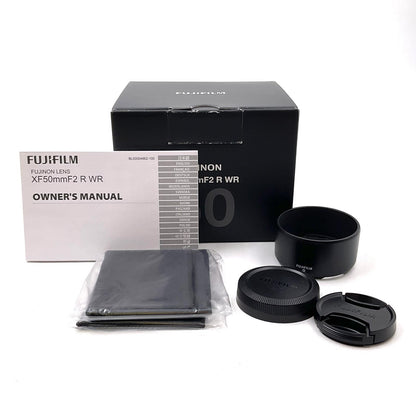 【全額返金保証】【最速発送】FUJIFILM フジノンレンズ XF50mmF2 R WR [ブラック] 美品 動作確認済