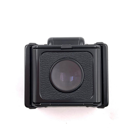 【全額返金保証】【最速発送】PENTAX 67用ウエストレベルファインダー 折りたたみピントフード 美品 動作確認済