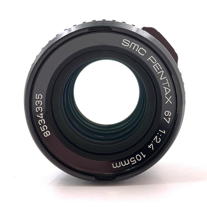 【全額返金保証】【最速発送】PENTAX SMC PENTAX67 105mmF2.4 美品 動作確認済