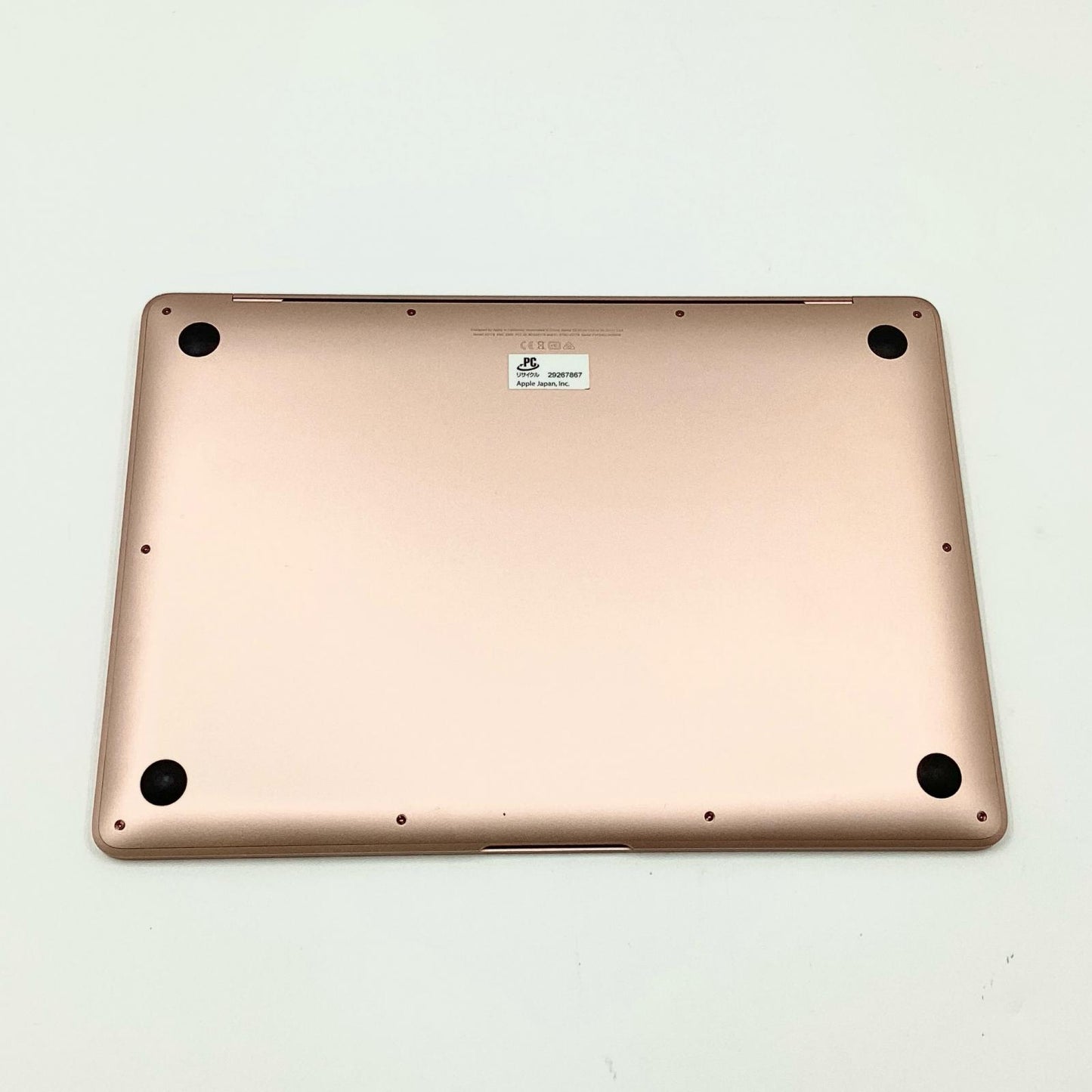 【全額返金保証】【最速発送】Apple MacBook Air 13.3インチ 2020 1.1GHz デュアルコア Intel Core i3 8GB SSD 256GB ゴールド 77% 動作確認済