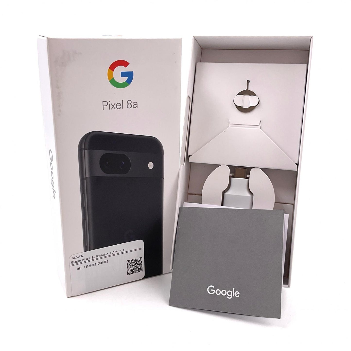 【全額返金保証】【最速発送】Google Pixel 8a 128GB Obsidian au SIMフリー 白ロム 超美品 動作確認済