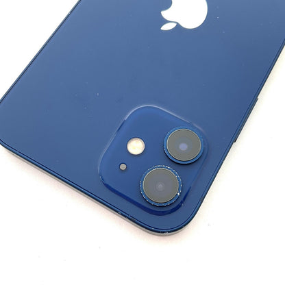 【全額返金保証】【最速発送】Apple iPhone iPhone 12 128GB ブルー au 白ロム 動作確認済 76%