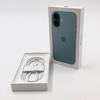 【全額返金保証】【最速発送】Apple iPhone iPhone 16 128GB ティール SIMフリー 白ロム 超美品 動作確認済 100%