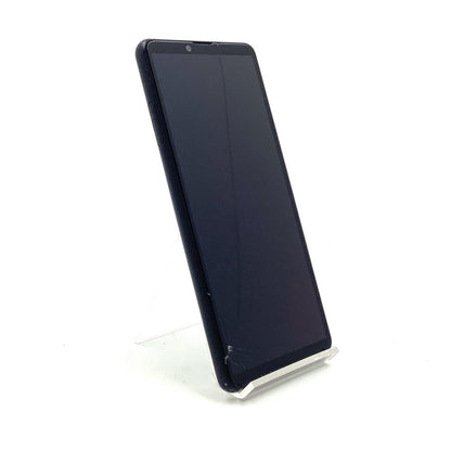 【最速発送】Sony Xperia 10 III 128GB ブラック au SOG04 白ロム【難有】