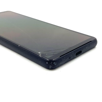 【最速発送】Sony Xperia 10 III 128GB ブラック au SOG04 白ロム【難有】