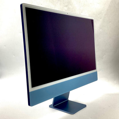 【全額返金保証】【最速発送】Apple iMac 24インチ Apple M1 8GB SSD 256GB ブルー 美品 動作確認済