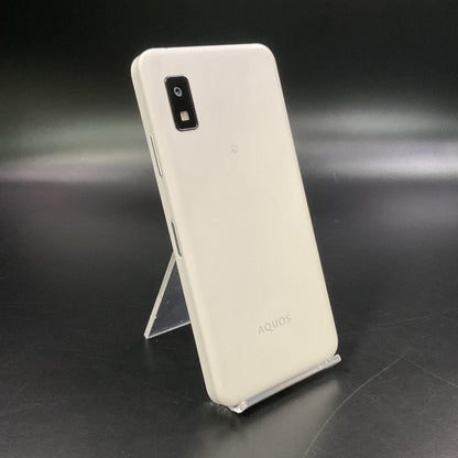 【全額返金保証】【最速発送】SHARP AQUOS wish3 64GB ホワイト 楽天モバイル SH-M25 白ロム 美品 動作確認済