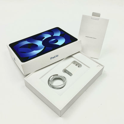 【全額返金保証】【最速発送】Apple iPad Air 10.9インチ 第5世代 64GB ブルー Wi-Fi 美品 動作確認済