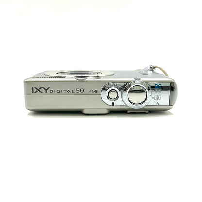 【全額返金保証】【最速発送】Canon コンパクトデジタルカメラ IXY DIGITAL 50 [シルバー] 動作確認済