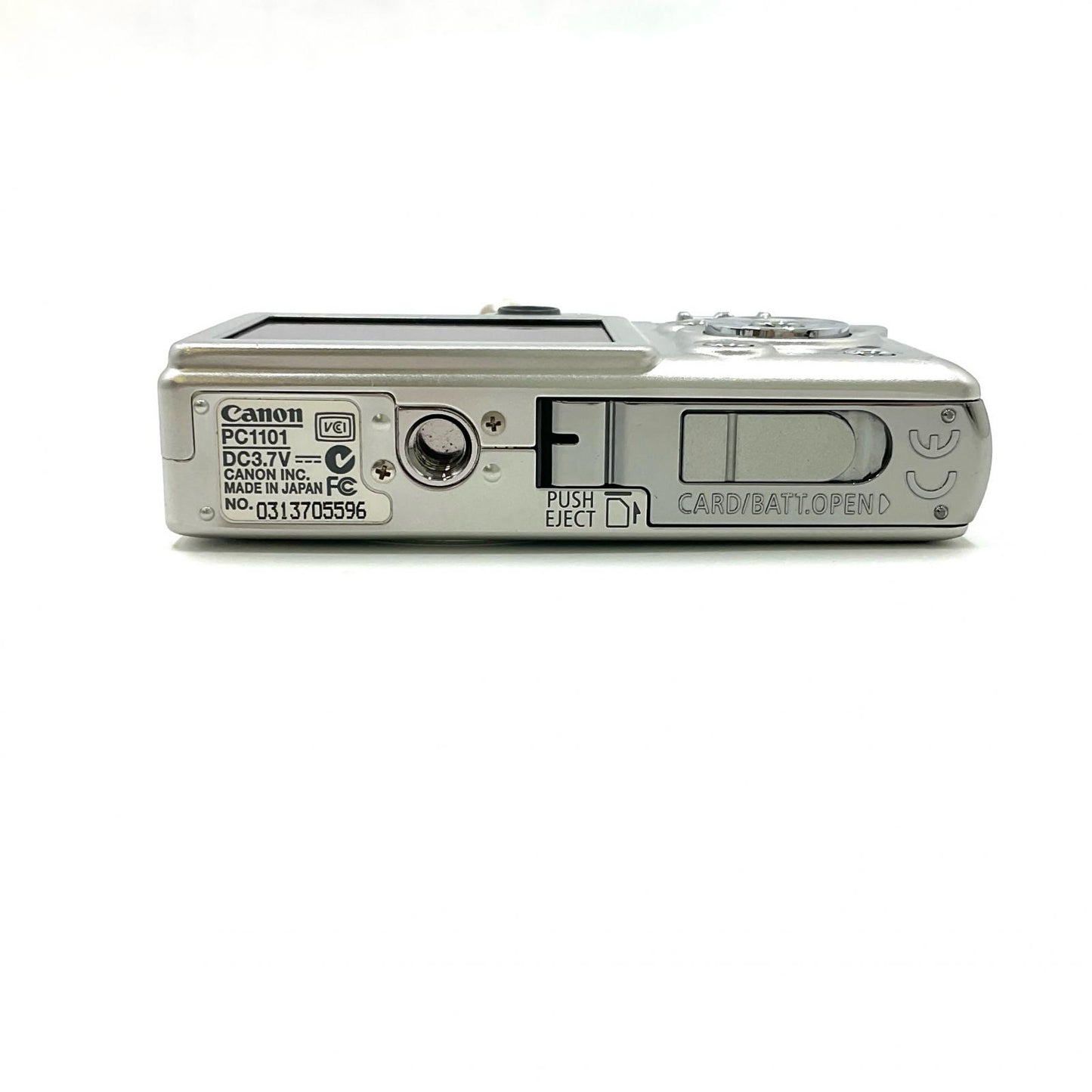 【全額返金保証】【最速発送】Canon コンパクトデジタルカメラ IXY DIGITAL 50 [シルバー] 動作確認済