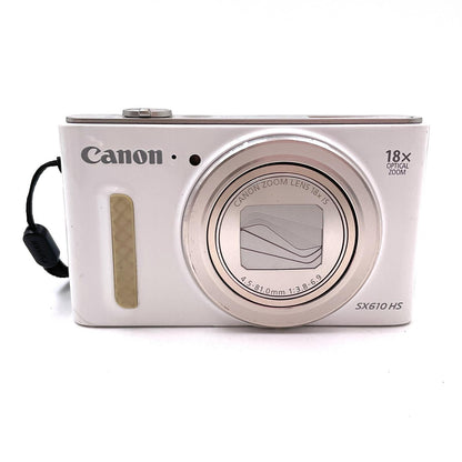 【全額返金保証】【最速発送】Canon コンパクトデジタルカメラ PowerShot SX610 HS [ホワイト] 動作確認済