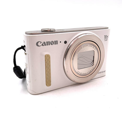 【全額返金保証】【最速発送】Canon コンパクトデジタルカメラ PowerShot SX610 HS [ホワイト] 動作確認済