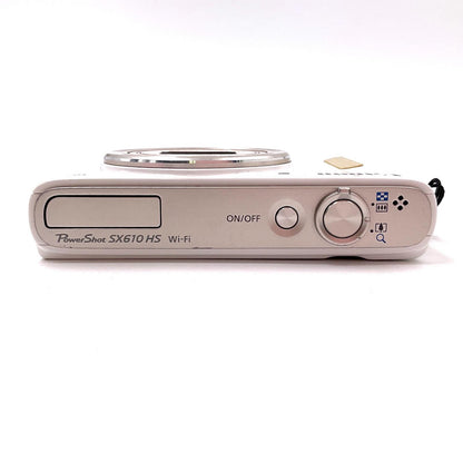 【全額返金保証】【最速発送】Canon コンパクトデジタルカメラ PowerShot SX610 HS [ホワイト] 動作確認済