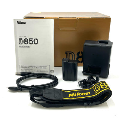【全額返金保証】【最速発送】Nikon デジタル一眼 D850 ボディ ブラック 美品 動作確認済