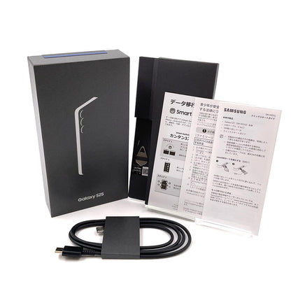 【全額返金保証】【最速発送】SAMSUNG Galaxy S25 512GB ブルーブラック SIMフリー SM-S931Q 白ロム 美品 動作確認済