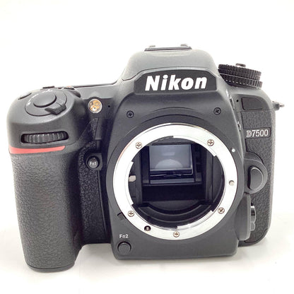 【全額返金保証】【最速発送】Nikon デジタル一眼 D7500 ボディ ブラック 美品 動作確認済