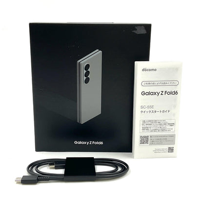 【全額返金保証】【最速発送】SAMSUNG Galaxy Z FOLD6 256GB シルバーシャドウ docomo SC-55E 白ロム 動作確認済