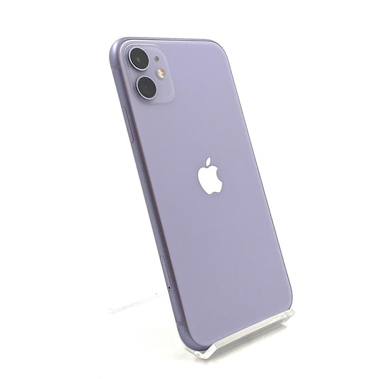 【全額返金保証】【最速発送】Apple iPhone iPhone 11 64GB パープル Softbank 白ロム 動作確認済 74%