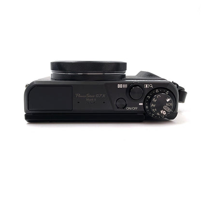 【全額返金保証】【最速発送】Canon コンパクトデジタルカメラ G7X Mark II 超美品 動作確認済