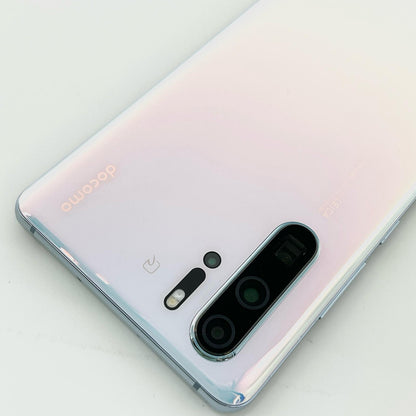 【全額返金保証】【最速発送】Huawei P 30 Pro 128GB ブリージングクリスタル docomo HW-02L 白ロム 動作確認済