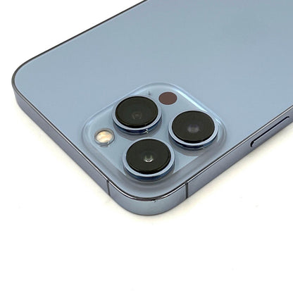 【全額返金保証】【最速発送】Apple iPhone iPhone 13 Pro Max 256GB シエラブルー docomo SIMフリー 白ロム 動作確認済 85%