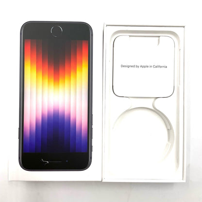 【全額返金保証】【最速発送】Apple iPhone iPhone SE（第3世代） 64GB ミッドナイト docomo SIMフリー 動作確認済 100%