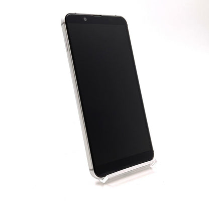 【全額返金保証】【最速発送】SHARP AQUOS sense3 basic 32GB シルバー au SHV48 白ロム 動作確認済