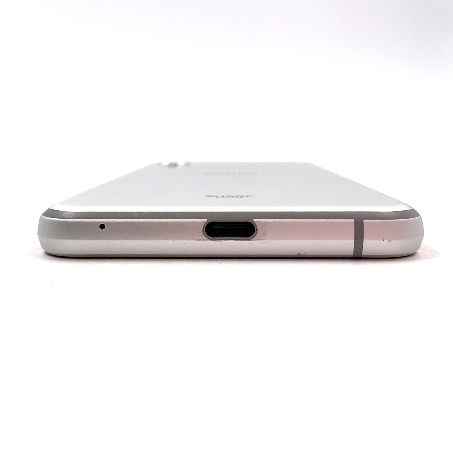 【全額返金保証】【最速発送】SHARP AQUOS sense3 basic 32GB シルバー au SHV48 白ロム 動作確認済
