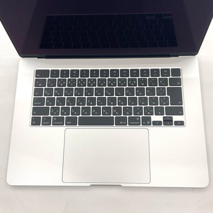 【全額返金保証】【最速発送】Apple MacBook Air 15インチ 2025 M4 24GB SSD 512GB シルバー 100% 動作確認済