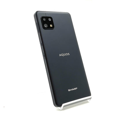 【全額返金保証】【最速発送】SHARP AQUOS sense6 64GB ブラック 楽天モバイル SIMフリー SH-RM19 白ロム 超美品 動作確認済