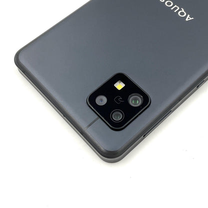 【全額返金保証】【最速発送】SHARP AQUOS sense6 64GB ブラック 楽天モバイル SIMフリー SH-RM19 白ロム 超美品 動作確認済