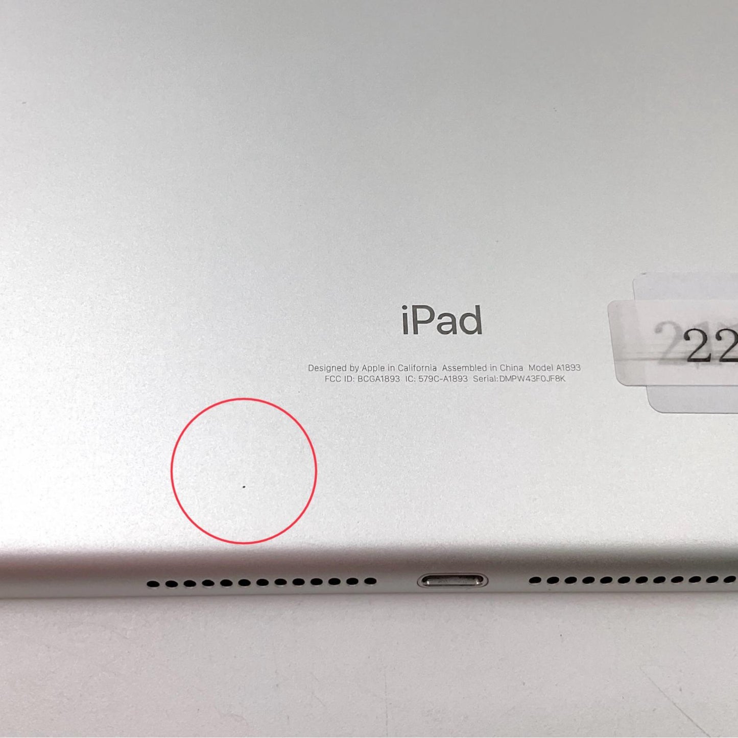 【全額返金保証】【最速発送】Apple iPad 第6世代 32GB シルバー Wi-Fi 動作確認済