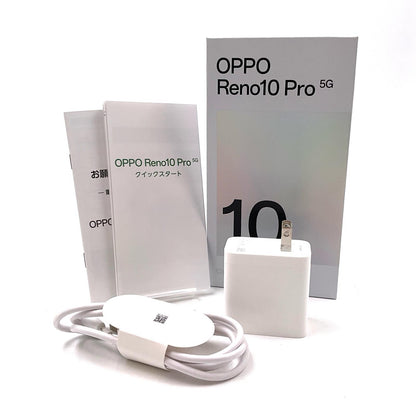 【全額返金保証】【最速発送】OPPO Reno 10 Pro 5G 256GB グロッシーパープル Softbank SIMフリー A302OP 白ロム 美品 動作確認済