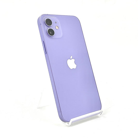 【全額返金保証】【最速発送】Apple iPhone iPhone 12 64GB パープル au 白ロム 美品 動作確認済 92%