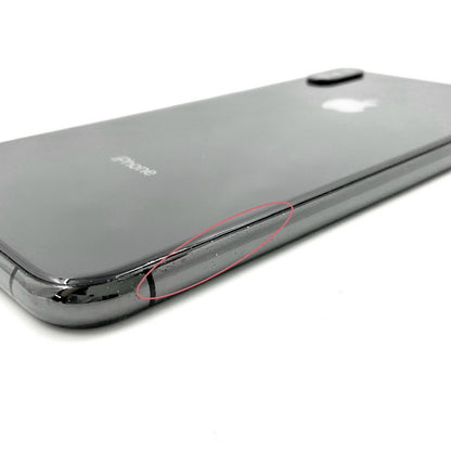 【全額返金保証】【最速発送】Apple iPhone iPhone XS Max 256GB スペースグレイ au 白ロム 動作確認済 85%